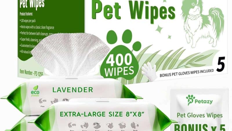 Petazy 400 Dog Wipes for Paws and Butt Ears Eyes Review