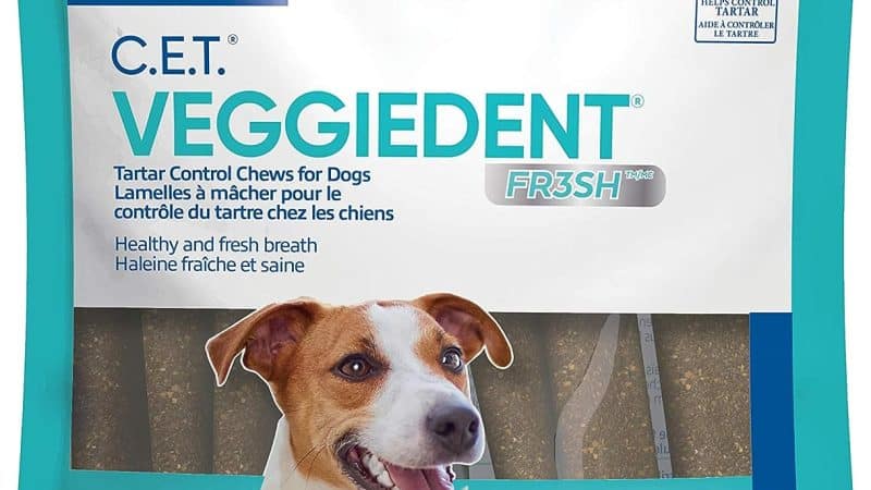 Virbac CET Veggiedent FR3SH Tartar Control Chews for Dogs: A Review