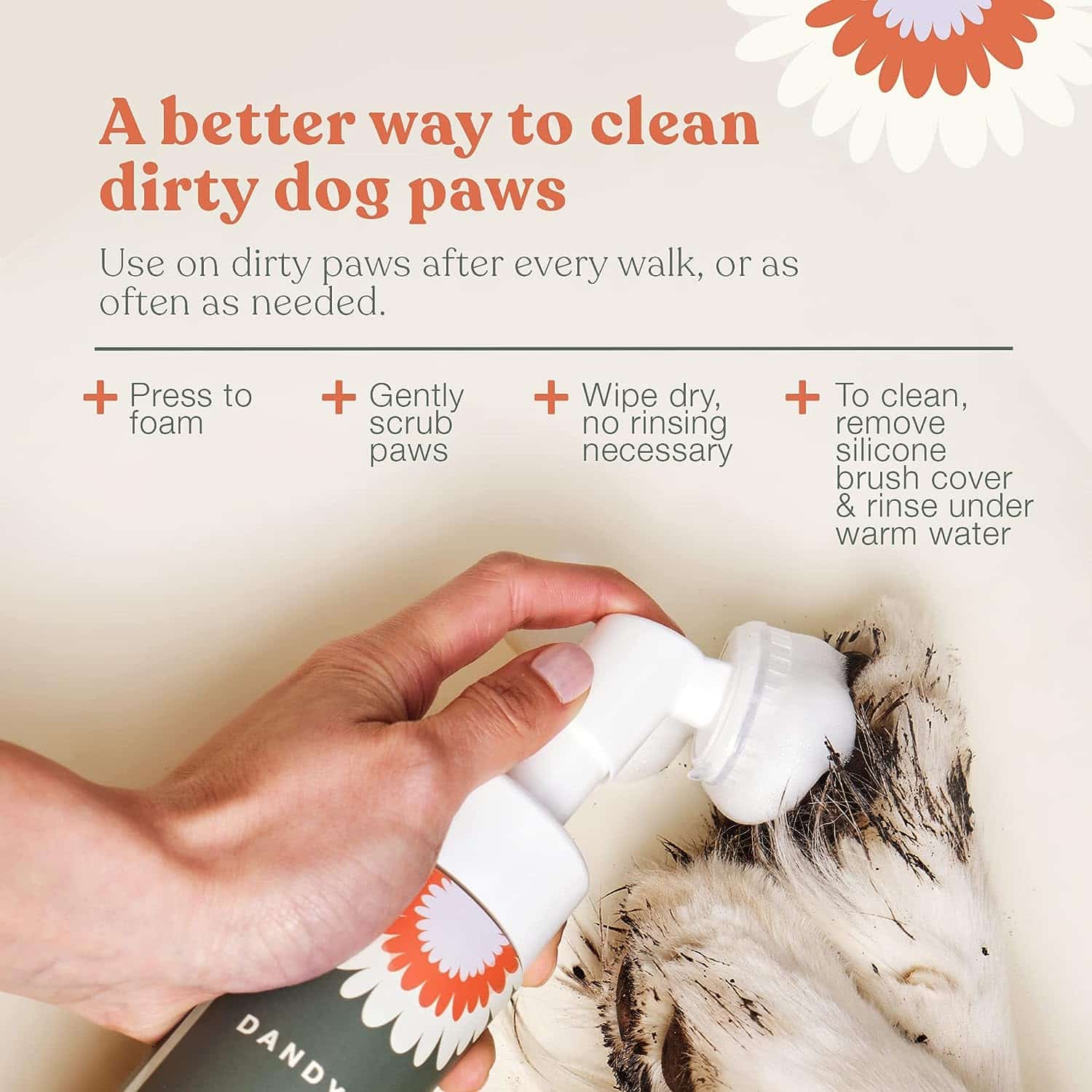 Dandylion Clean Paws Review: A Gentle and Effective No-Rinse Foaming Cleanser