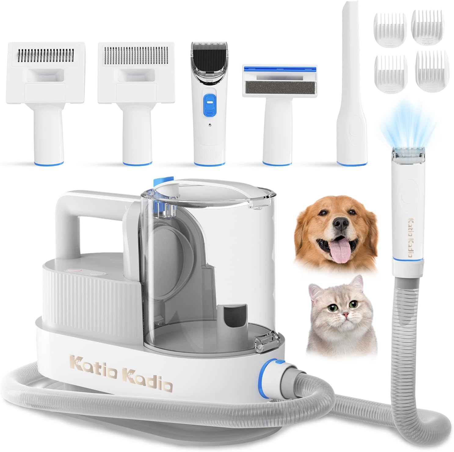 Katio Kadio Dog Groomer Pet Hair Remover Vacuum – The Ultimate Hair Removal Solution for Pet Owners