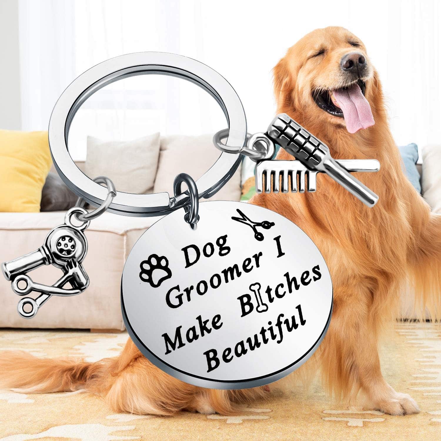 LQRI Dog Groomer Gift Keychain: Making Bitches Beautiful - A Review