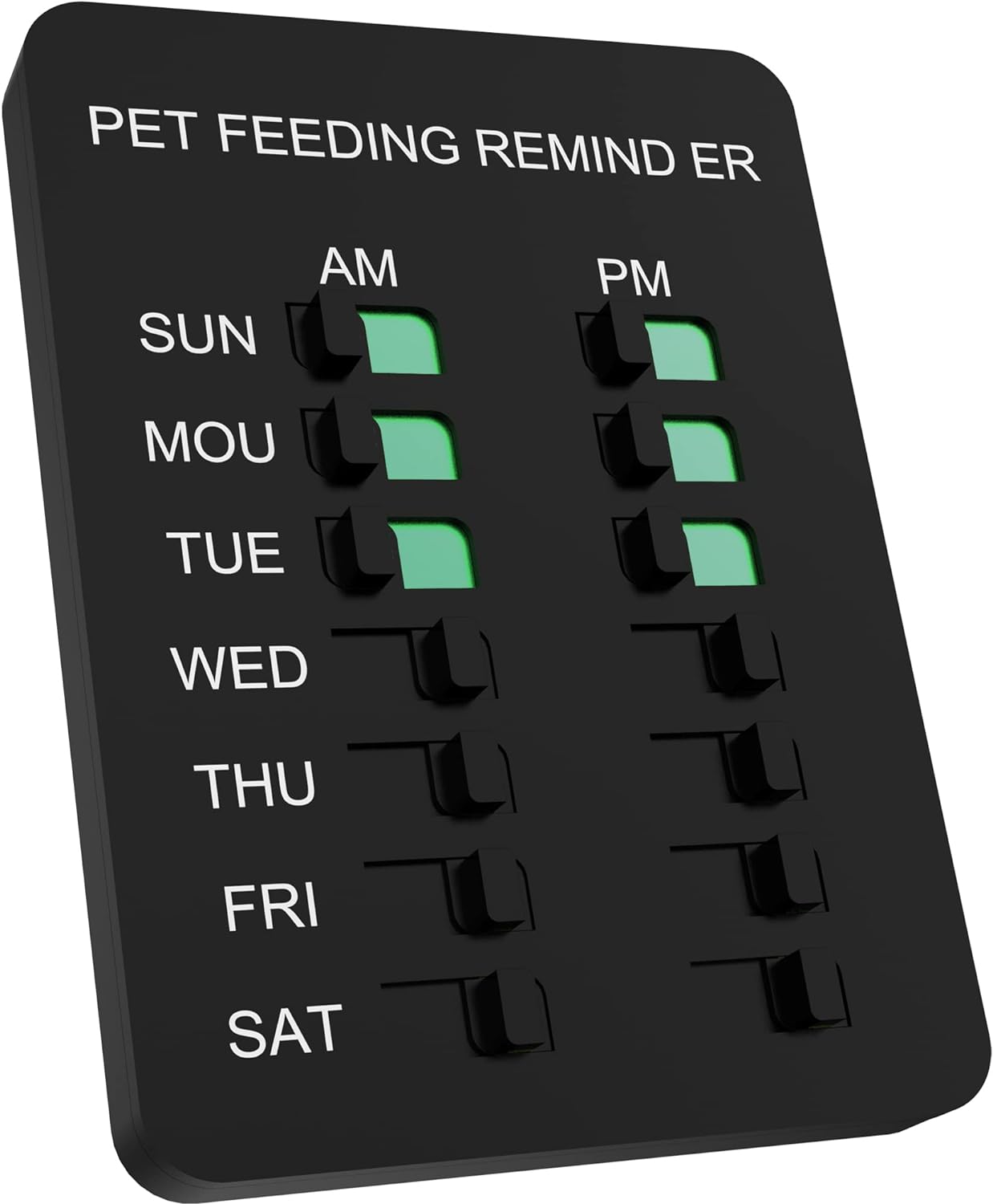 YARKOR Pet Feeding Reminder Magnetic Reminder Sticker: Simplify Your Pet’s Feeding Routine