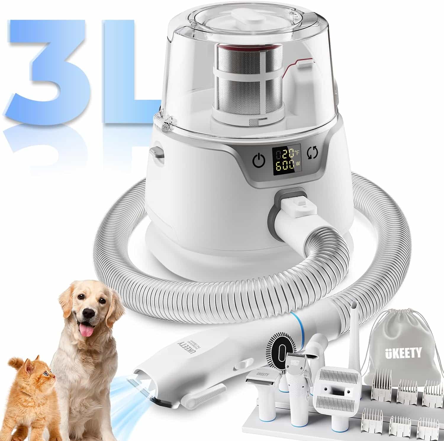 Ukeety Pet Grooming Vacuum: The Ultimate Grooming Kit for Your Furry Friends